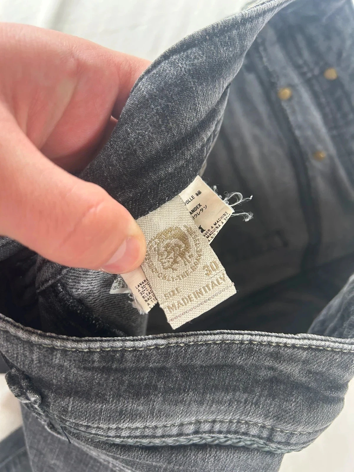 Jeans slim preto diesel – photo 9